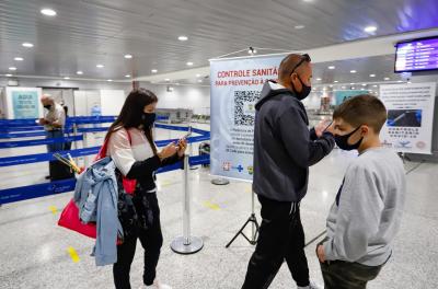 Aeroporto: controle sanitário chega a 2.215 testes e 18 casos positivos de Covid
