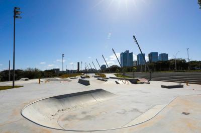 Pista de skate do trecho 3 da Orla é certificada pela Confederação Brasileira do Skate 