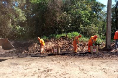 DMLU retirou 18 toneladas de resíduos da estrada do Rincão