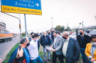 Prefeitura vistoria acesso entre a rua Voluntários da Pátria e a avenida Castello Branco