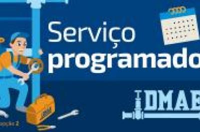 Dmae cancela serviços programados para esta quinta e sexta