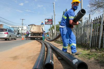 Dmae inicia obra de melhorias no tratamento de esgoto da zona Norte