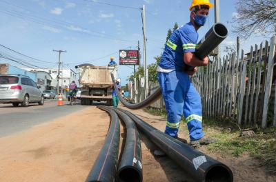 Dmae inicia obra de melhorias no tratamento de esgoto da zona Norte