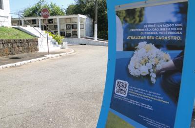 Prefeitura lança campanha de recadastramento nos cemitérios municipais 