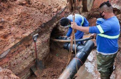 Dmae realiza testes na rede de água setorizada da Zona Sul