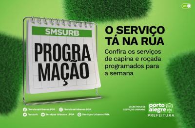 Prefeitura executou capina e roçada em 125 vias esta semana