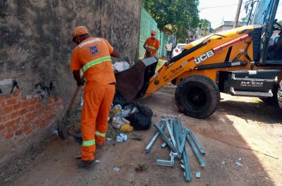 DMLU retirou 18 toneladas de resíduos nos bairros São José e Aparício Borges