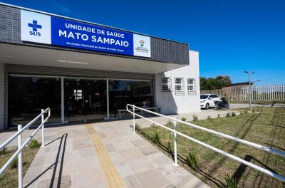 Unidade de Saúde Mato Sampaio foi uma das entregas da Saúde em 2021