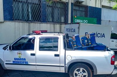 Guarda Municipal prende trio em flagrante furtando estabelecimento na Zona Sul