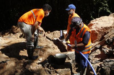 Interligação de redes de água interrompe abastecimento para o bairro Farrapos (p) na quinta, 3