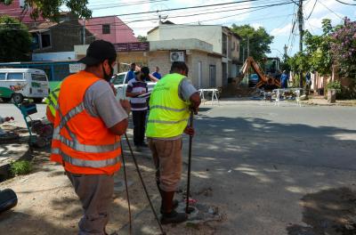 Dmae continua ligação de novas redes no bairro Farrapos