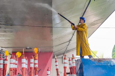 Viaduto Dom Pedro I passa por reformas e será bloqueado nesta sexta-feira, 01.