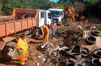 Ação de Limpeza recolhe cerca de 70 toneladas de resíduos no bairro Ponta Grossa