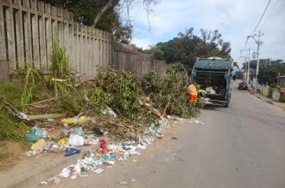 DMLU recolhe trinta toneladas de resíduos em ação na Zona Leste