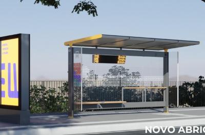 Novos abrigos de ônibus 