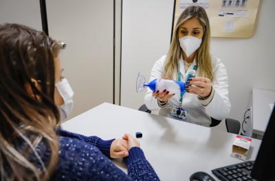 Crianças com doenças respiratórias terão dispositivos para aplicação de medicamentos inalatórios