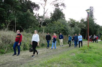 Integrantes de conselho visitam obras do Viveiro Municipal