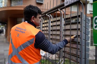 Blitz no Centro Histórico abordou moradores sobre a coleta seletiva