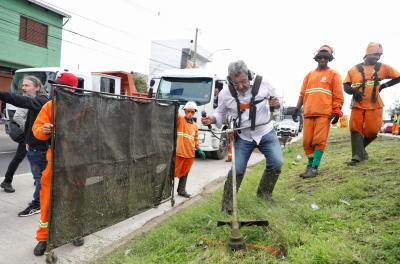 Realizado mutirão na região Cruzeiro sobre cuidados com a cidade