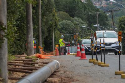 Obras da nova adutora na av. Oscar Pereira se encaminham para o final 