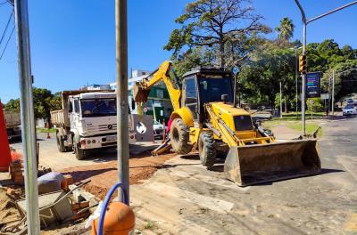 Dmae realiza conserto emergencial na avenida Ipiranga neste sábado