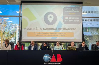 Prefeitura participa de Seminário Nacional do Trânsito
