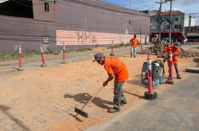 Dmae repavimenta avenida Brino após implantação de adutora Ouro Preto