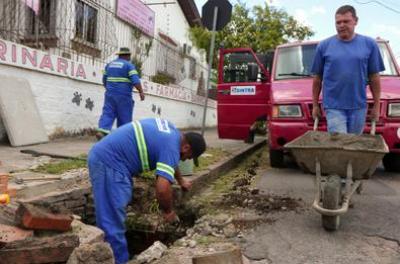 Dmae inicia novo contrato para manutenção de rede pluvial