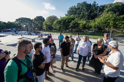 Pista de skate do IAPI marca parceria social do STU com Porto Alegre