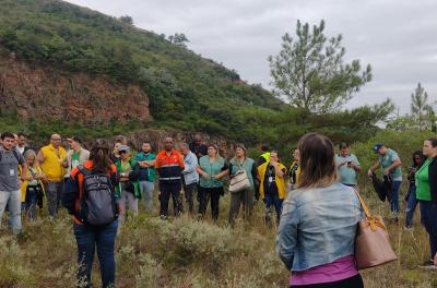 Curso promovido pela Defesa Civil e Serviço Geológico do Brasil encerra com visitação a áreas de muito alto risco