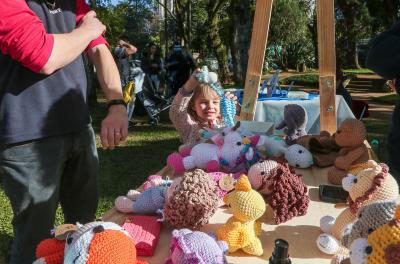 Jardim do Dmae recebe edição sobre saúde mental da Feira Mamãe e Bebê