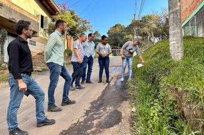 Comunidade 4 de junho na Lomba do Pinheiro, atualmente abastecida por mangueiras ligadas ao macromedidor