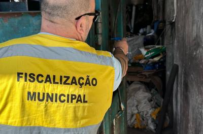 Ferro-velho é interditado pela segunda vez durante operação na Zona Norte