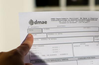 Dmae orienta usuários para revisão e obtenção da segunda via da conta de água