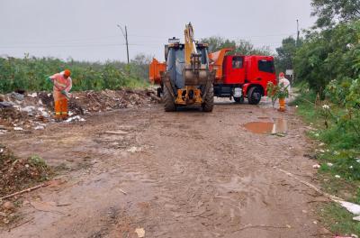 Mutirão de limpeza retira cerca de 50 toneladas de resíduos do bairro Anchieta