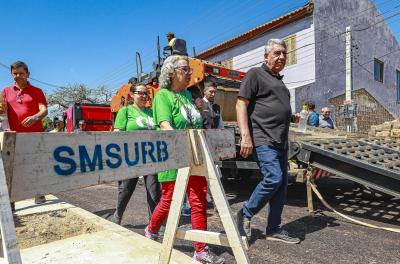 prefeitura vistoria asfalto na zona sul