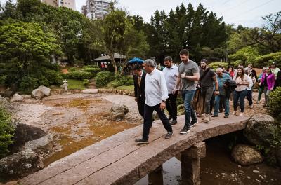 Começam as obras de revitalização da Praça Província de Shiga