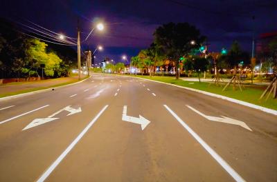 EPTC realiza sinalização viária em cerca de 60 vias da Capital