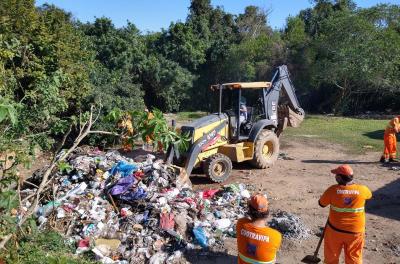 Limpeza na Vila Nazaré não ocorreu em função das chuvas