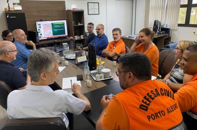 Reunião com os professores da UFRGS