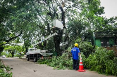 Estragos do temporal prejudicam serviços municipais