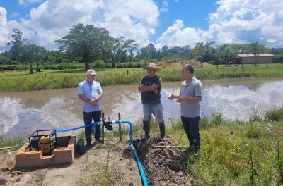 Sete kits de irrigação já foram instalados pela prefeitura