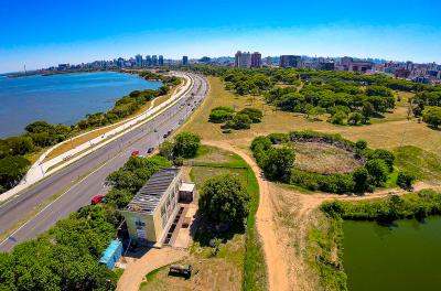 porto alegre vista aérea