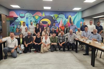 Reunião da Aliança pelo Turismo de Porto Alegre, formada pela iniciativa privada, prefeitura, Sebrae-RS e Pacto Alegre