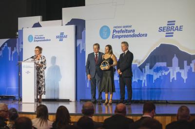 Prefeitura ganha prêmio por estimular o empreendedorismo