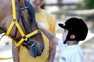 serviço de equoterapia para alunos