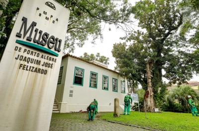 Área verde do Museu Joaquim Felizardo passa por conservação