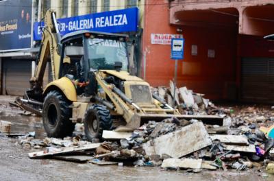 limpeza no Centro