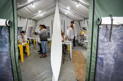 tenda praça sesi