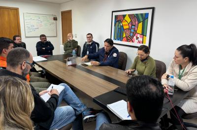 Reunião com Defesa Civil Nacional 
